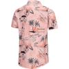 image:imageKYKU Mens Hawaiian Shirt Short Sleeve Button Down Casual Tropical Summer Beach Vacation Shirts with PocketVacation Multicolor
