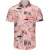 image:imageKYKU Mens Hawaiian Shirt Short Sleeve Button Down Casual Tropical Summer Beach Vacation Shirts with PocketVacation Multicolor