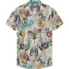 image:imageKYKU Mens Hawaiian Shirt Short Sleeve Button Down Casual Tropical Summer Beach Vacation Shirts with PocketVacations Multicolor Men Hawaiian Button Shirts