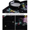 image:imageKYKU Mens Hawaiian Shirt Short Sleeve Tropical Button Down Casual Summer Beach Vacation ShirtsBlack Beach Shirts for Men