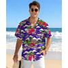 image:imageKYKU Mens Hawaiian Shirt Short Sleeve Tropical Button Down Casual Summer Beach Vacation ShirtsRoyal Blue Hawaiian Shirt for Men