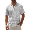 Camo Gray Mens Casual Shirts