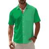 Green Summer Shirt for Men