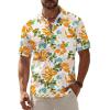 Multicolor Floral Hawaiian Shirt for Men