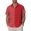 Red Summer Shirt for Men