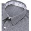 image:imageKYKU Mens Button Down Shirts Short Sleeve Casual Summer Beach Vacation Wedding Shirt Inner Contrast with PocketDark Blue
