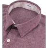 image:imageKYKU Mens Button Down Shirts Short Sleeve Casual Summer Beach Vacation Wedding Shirt Inner Contrast with PocketRed