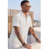 image:imageKYKU Mens Cuban Guayabera Shirt Short Sleeve Button Down Casual Summer Beach Vacation ShirtsWhite
