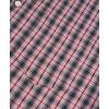 image:imageKYKU Mens Short Sleeve Casual Button Down Shirts Summer Business Dress Shirts DoubleSided Print with PocketRed Black Plaid