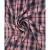 image:imageKYKU Mens Short Sleeve Casual Button Down Shirts Summer Business Dress Shirts DoubleSided Print with PocketRed Black Plaid