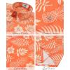 image:imageKYKU Mens Hawaiian Shirts Short Sleeve Button Down Summer Vacation Beach Shirts Pleated Back with PocketOrange Pineapple