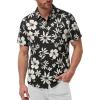 Black White Hibiscus