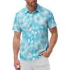 Light Blue White Floral