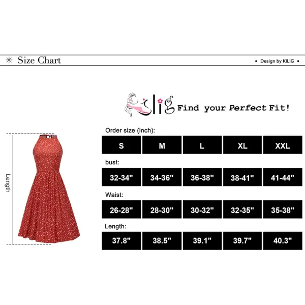 KILIG Women Summer Dresses 2023 Halter Neck Beach Casual Dress Sundress with Pockets