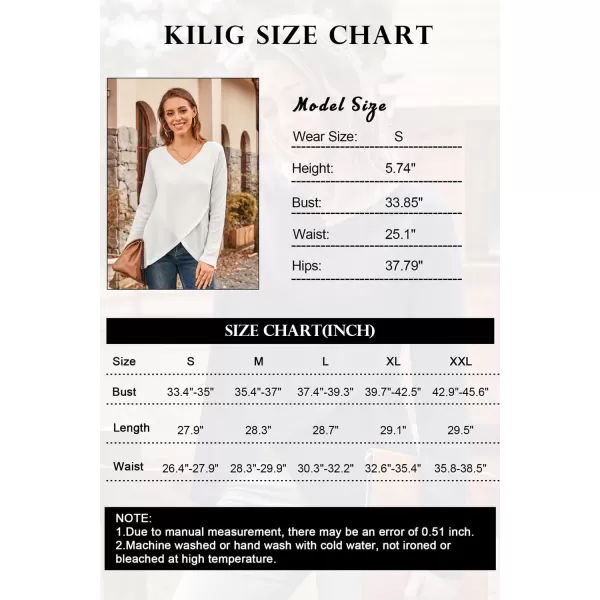 KILIG Womens 2023 Fall Cowl Neck Lightweight Sweaters Long Sleeve Button Tunic Tops Sweatshirts