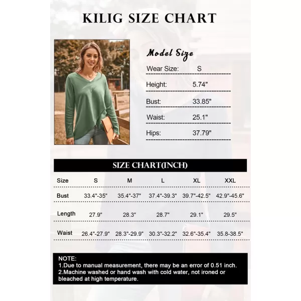 KILIG Womens 2023 Fall Cowl Neck Lightweight Sweaters Long Sleeve Button Tunic Tops Sweatshirts