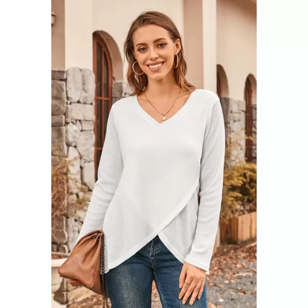 KILIG Womens 2023 Fall Cowl Neck Lightweight Sweaters Long Sleeve Button Tunic Tops Sweatshirts