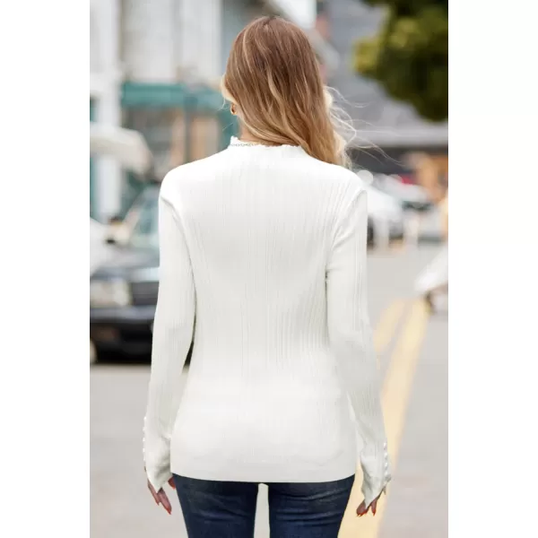 KILIG Women’s Long Sleeve Fall Mockneck Pullover Sweater Fitting Basic Turtleneck Sweater Tops Fashion