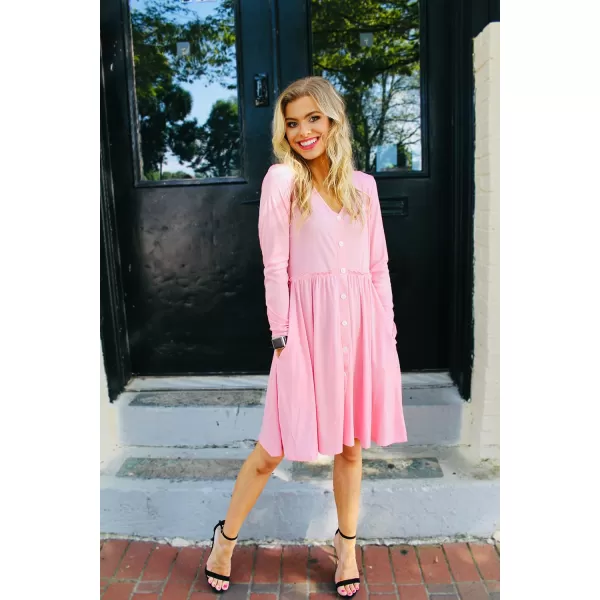 KILIG Women's Summer Casual Sundress Button Sleeveless Spaghetti Strap Dress