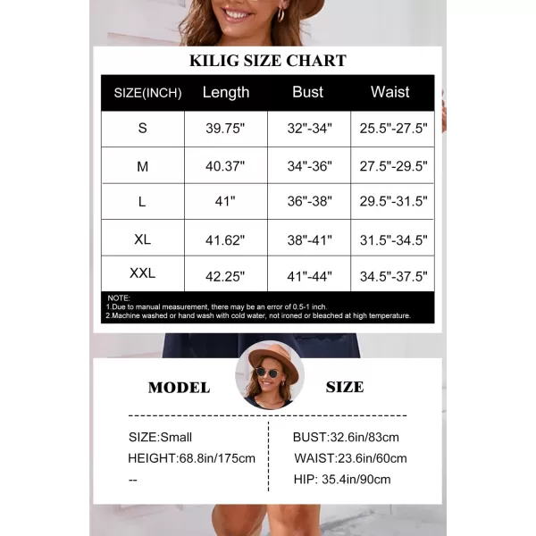 KILIG Women's Summer Casual Sundress Button Sleeveless Spaghetti Strap Dress