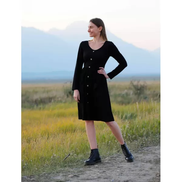 KILIG Women's Summer Casual Sundress Button Sleeveless Spaghetti Strap Dress