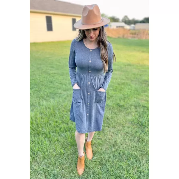 KILIG Women's Summer Casual Sundress Button Sleeveless Spaghetti Strap Dress