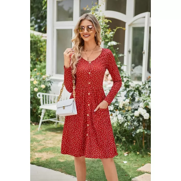 KILIG Women's Summer Casual Sundress Button Sleeveless Spaghetti Strap Dress