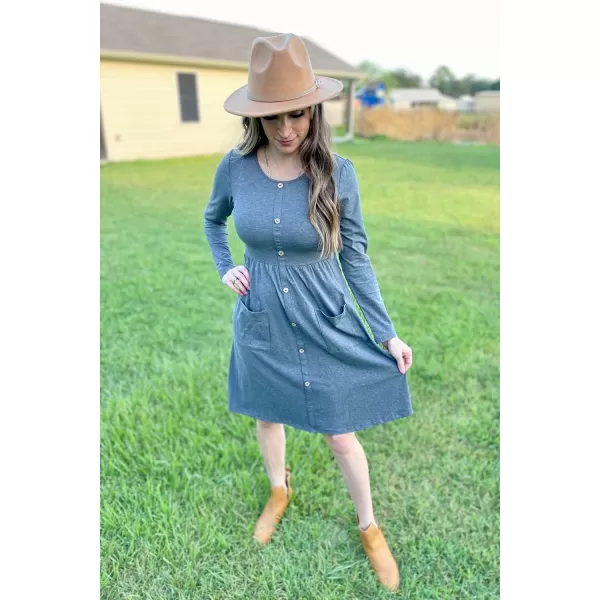 KILIG Women's Summer Casual Sundress Button Sleeveless Spaghetti Strap Dress