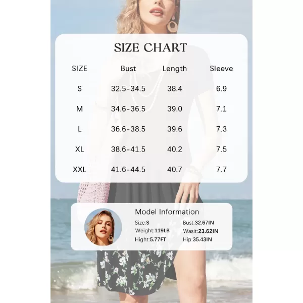 KILIG Womens Summer Dresses Floral Print Casual Soft Pleated Sleeveless Crewneck Tank Sundress Midi for Boho Beach 2024