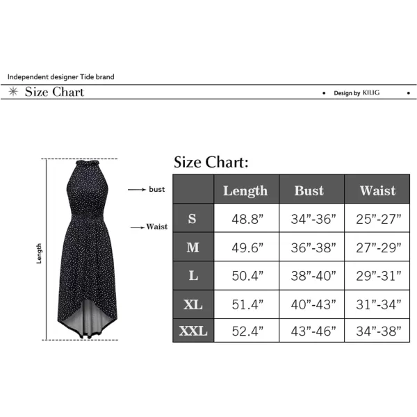 KILIG Women’s Summer Halter Maxi Dress Causal Floral Beach Sundress with Pockets
