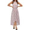 imageKILIG Womens Summer Halter Maxi Dress Causal Floral Beach Sundress with Pockets