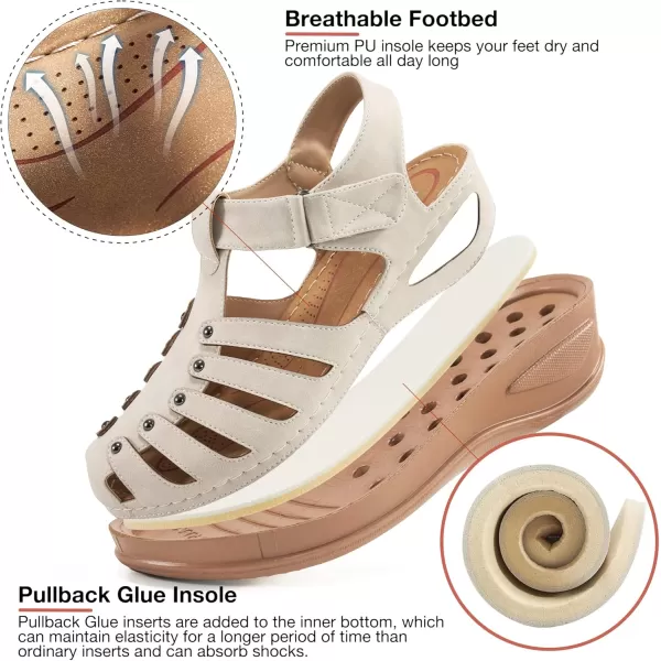 DUOYANGJIASHA Sandals Women Dressy Summer Wedge Sandals for Womens Comfortable Platform Shoes
