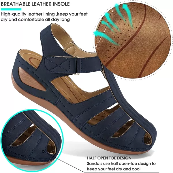 DUOYANGJIASHA Sandals Women Dressy Summer Wedge Sandals for Womens Comfortable Platform Shoes