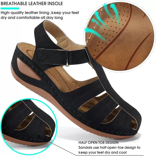 DUOYANGJIASHA Sandals Women Dressy Summer Wedge Sandals for Womens Comfortable Platform Shoes