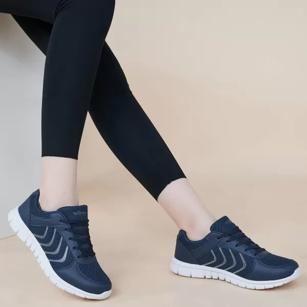 DUOYANGJIASHA Sneakers for Women Running Shoes: Slip On Casual Walking Shoes Non Slip Comfortable Fashion Tennis Shoes Mesh Lightweight Sneaker for Work