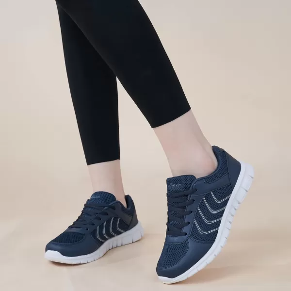 DUOYANGJIASHA Sneakers for Women Running Shoes: Slip On Casual Walking Shoes Non Slip Comfortable Fashion Tennis Shoes Mesh Lightweight Sneaker for Work