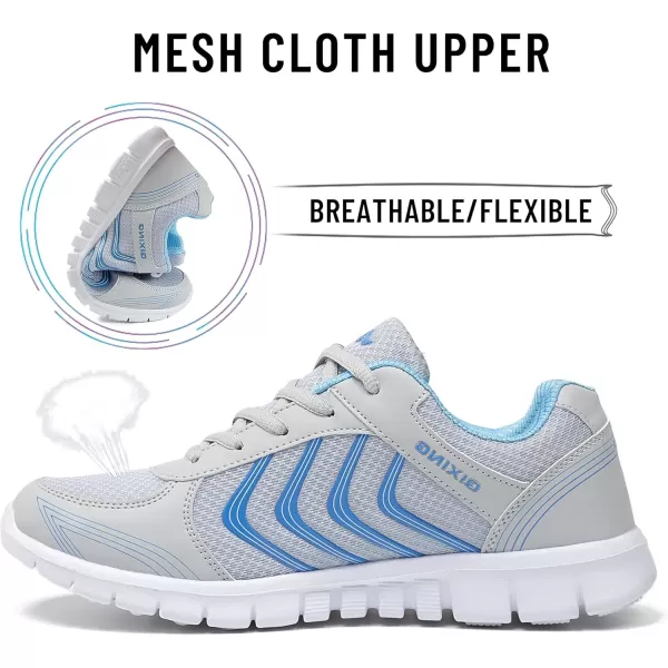 DUOYANGJIASHA Sneakers for Women Running Shoes: Slip On Casual Walking Shoes Non Slip Comfortable Fashion Tennis Shoes Mesh Lightweight Sneaker for Work