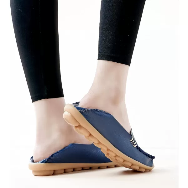 DUOYANGJIASHA Women's Comfortable Loafers Casual Round Toe Moccasins Wild Driving Flats Soft Walking Shoes Women Slip On