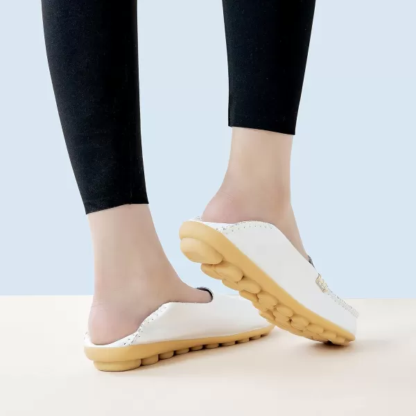 DUOYANGJIASHA Women's Comfortable Loafers Casual Round Toe Moccasins Wild Driving Flats Soft Walking Shoes Women Slip On