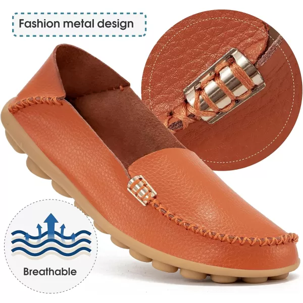 DUOYANGJIASHA Women's Comfortable Loafers Casual Round Toe Moccasins Wild Driving Flats Soft Walking Shoes Women Slip On