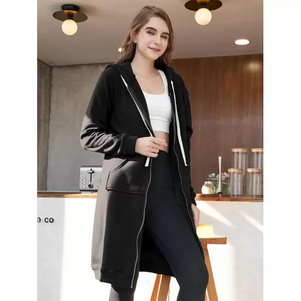 DUOYANGJIASHA Womens Hoodies Fashion Sweatshirts: Full Zip Up Winter Fleece Pullover Hoodies Fall Long Jackets with Pockets