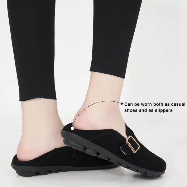 Ecetana Loafers for Women Slip On Shoes Adjustable Casual Comfort Walking Flats Loafers Womens Fashion Round Toe Driving Moccasins Boat Shoes