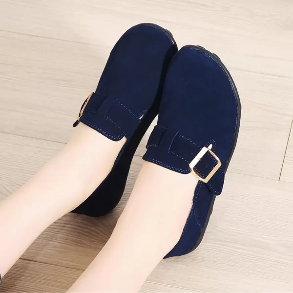 Ecetana Loafers for Women Slip On Shoes Adjustable Casual Comfort Walking Flats Loafers Womens Fashion Round Toe Driving Moccasins Boat Shoes