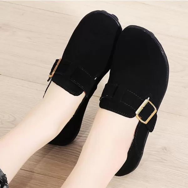 Ecetana Loafers for Women Slip On Shoes Adjustable Casual Comfort Walking Flats Loafers Womens Fashion Round Toe Driving Moccasins Boat Shoes
