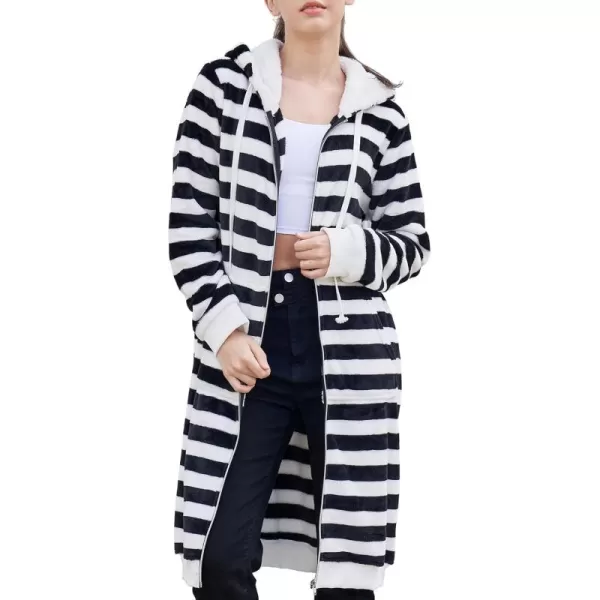 DUOYANGJIASHA Womens Hoodies Fashion Sweatshirts: Full Zip Up Winter Fleece Pullover Hoodies Fall Long Jackets with Pockets