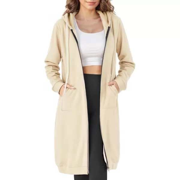 DUOYANGJIASHA Womens Hoodies Fashion Sweatshirts: Full Zip Up Winter Fleece Pullover Hoodies Fall Long Jackets with Pockets