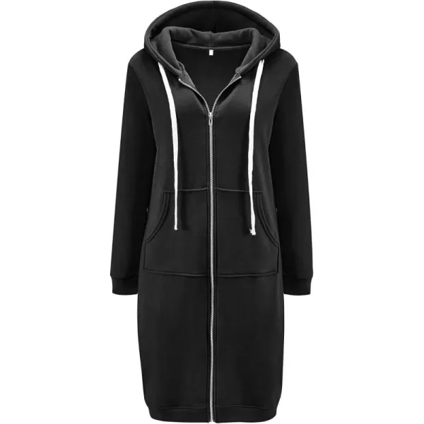 DUOYANGJIASHA Womens Hoodies Fashion Sweatshirts: Full Zip Up Winter Fleece Pullover Hoodies Fall Long Jackets with Pockets