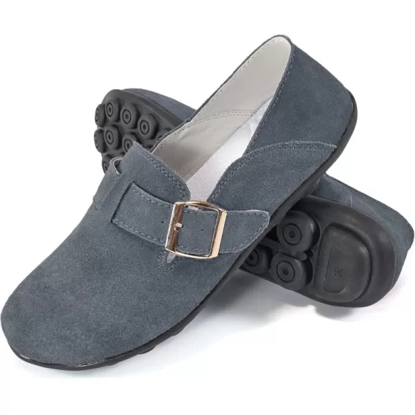Ecetana Loafers for Women Slip On Shoes Adjustable Casual Comfort Walking Flats Loafers Womens Fashion Round Toe Driving Moccasins Boat Shoes