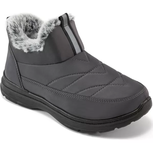 Ecetana Womens Boots Snow Winter Shoes Warm Ankle Booties with Fur Lined Comfortable Outdoor Waterproof Slip on Boots for Women