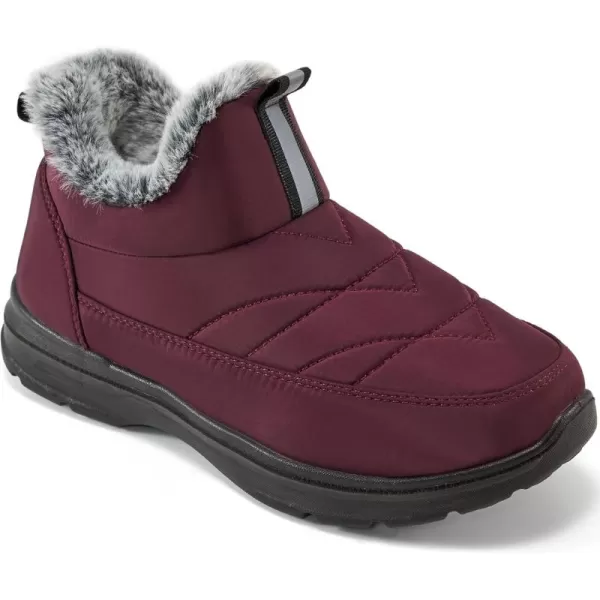 Ecetana Womens Boots Snow Winter Shoes Warm Ankle Booties with Fur Lined Comfortable Outdoor Waterproof Slip on Boots for Women